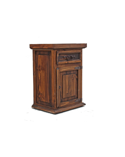 1 Drawer/1 Door Nightstand w/Hidden Gun Cabinet (STURDY Act Exempt, -27" Height)