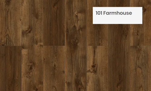 Close up of vinyl flooring in the colour 101 Farmhouse by Woden Flooring sold by Advanced Flooring in Kitchener-Waterloo.