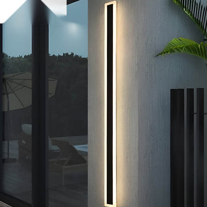 120 x 8 cms size Outdoor Acrylic Wall Lights, 24W Waterproof IP65 Warm White
