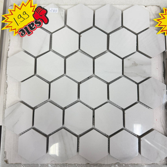 $1.99/sqft - 8x9 Mosaic Tile Marble