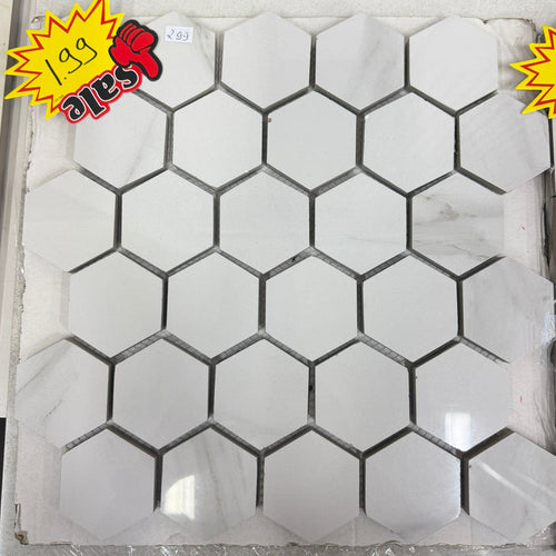 $1.99/sqft - 8x9 Mosaic Tile Marble