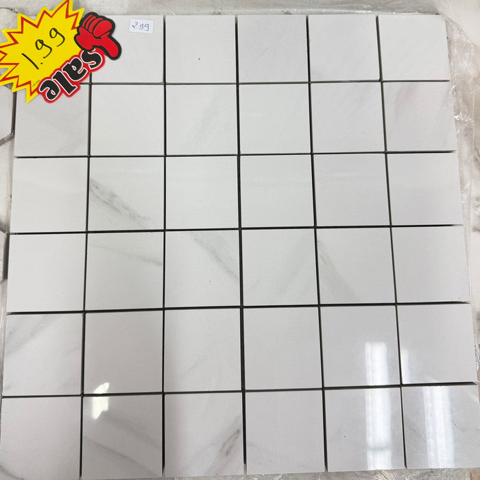 $1.99/sqft - 8x9 Mosaic Tile Marble