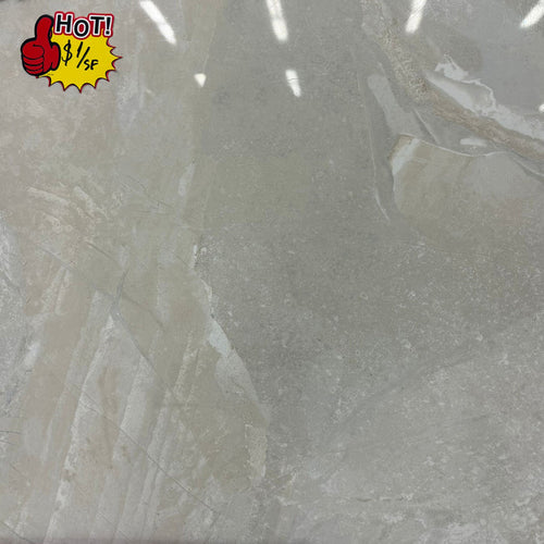 $1/Sq.ft - 86051 Petal 24x24 Porcelain Tile