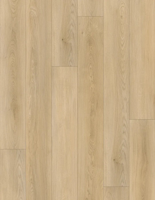 Close-up of a wooden floor with a light brown color and visible grain pattern.