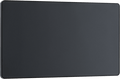 BG Evolve Matt Grey Double, blank plate - PCDMG95B-01