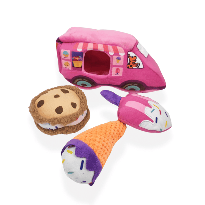 Dog Ice Cream Truck Burrow Toy - Interactive Toys from . at DoggyTopia