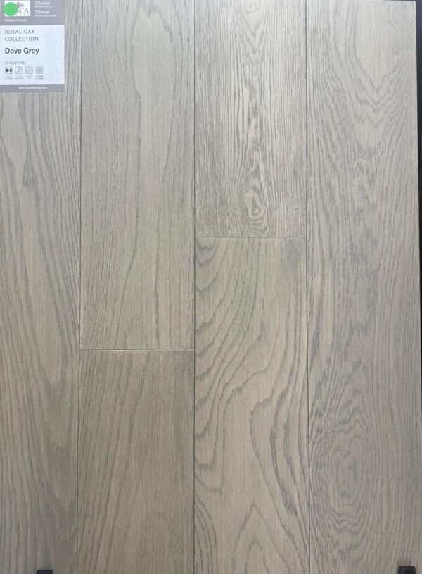 Dove Grey - Tosca Royal Oak 6" Engineered Hardwood