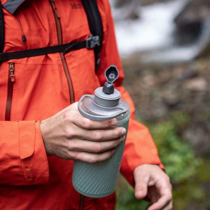 Flux 1L With Bail Handle-Mammoth Grey : 1L / 32oz