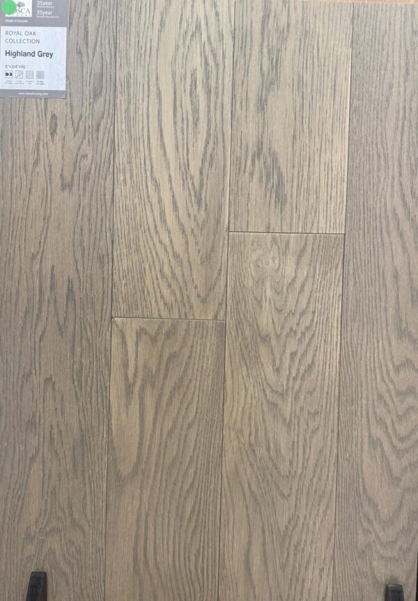 Highland Grey - Tosca Royal Oak 6" Engineered Hardwood