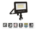 Integral Super Slim 2 Floodlight, 50W 5000LM, PIR, Tuya CCT Dimmable