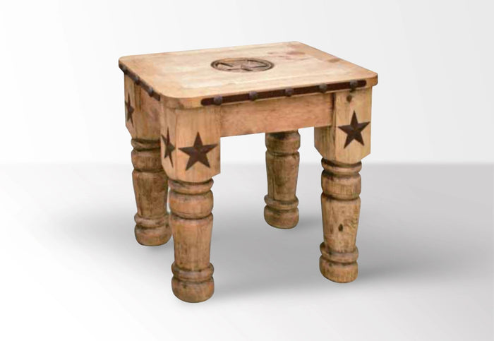 Iron Star End Table