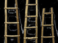 Kiva ladder natural finish