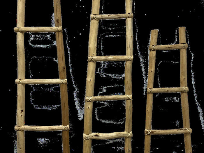 Kiva ladder natural finish