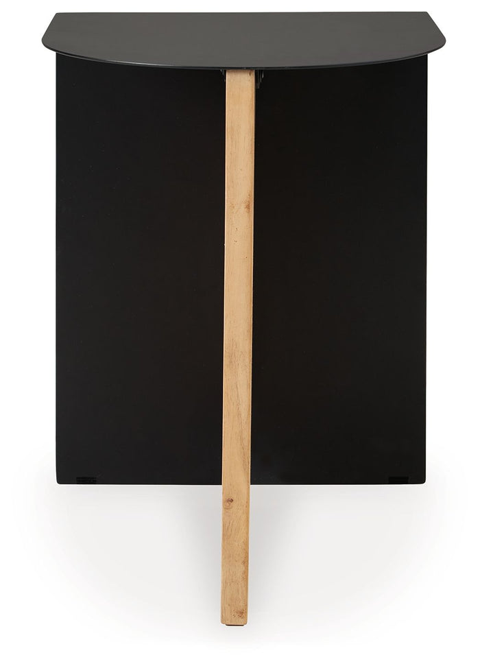 Ladgate - Accent Table - Black / Natural