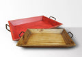 Pine Serving Tray w/'Handles