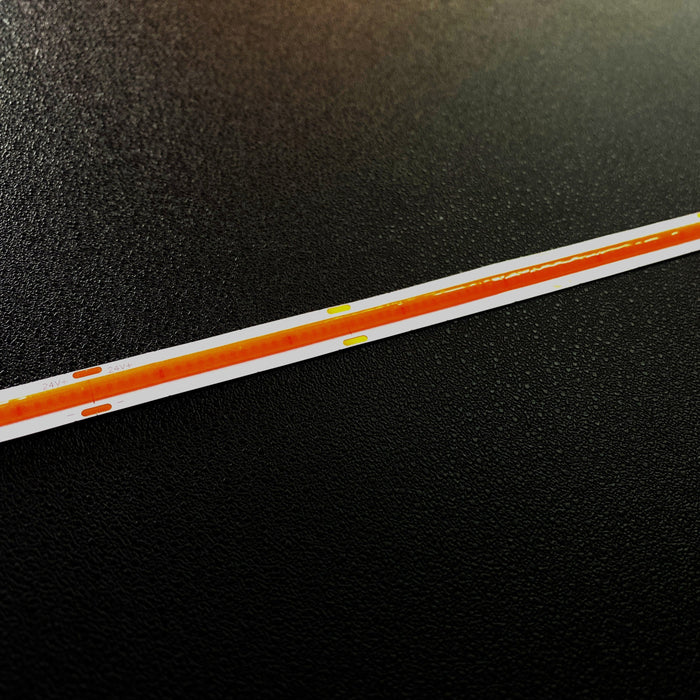 Pink COB LED Strip Light - 24V, 528 LEDs/m, 14W/m