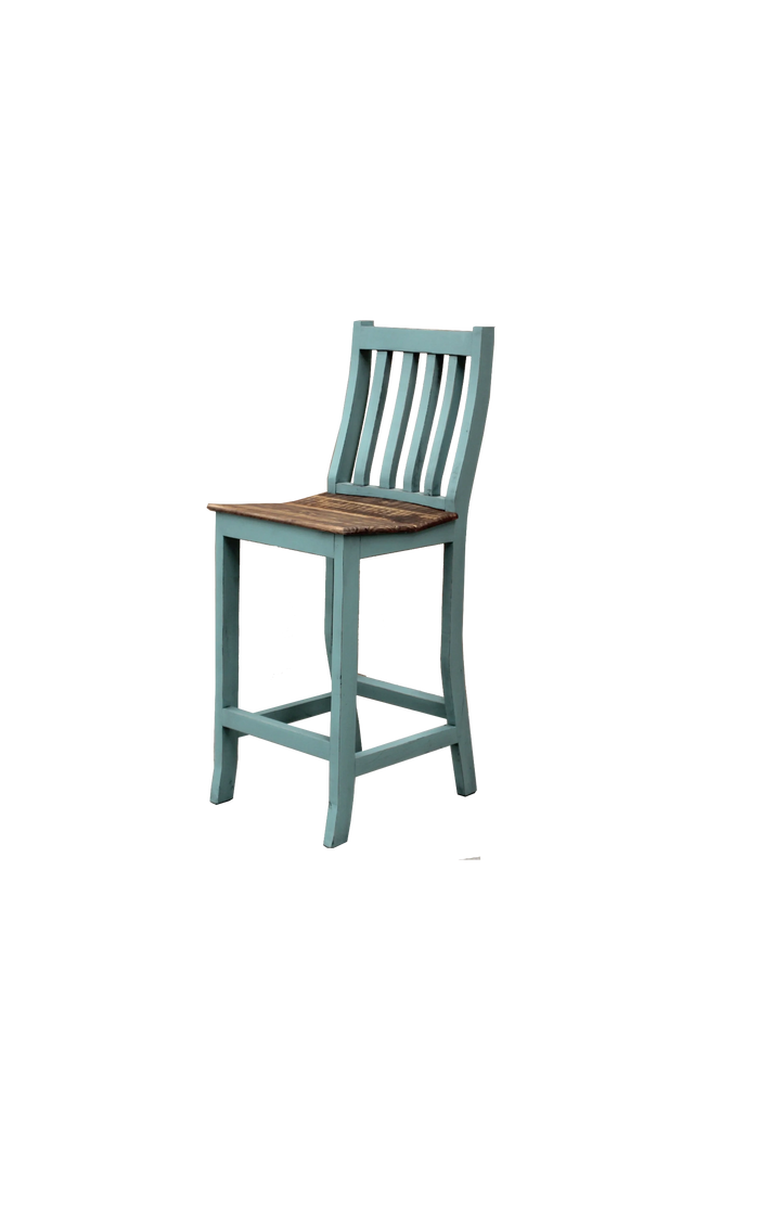 Santa Rita Barstool w/Marble Star/Cushion