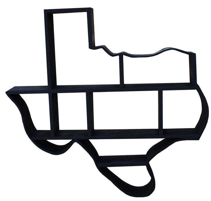 Texas wall shelf decor dark