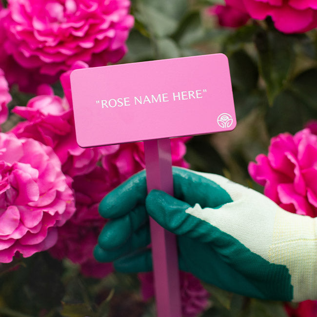 White Bath Garden Marker